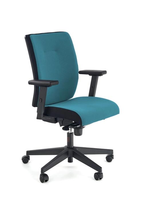 POP work armchair, color: side stripe - black RN60999, front - blue M31