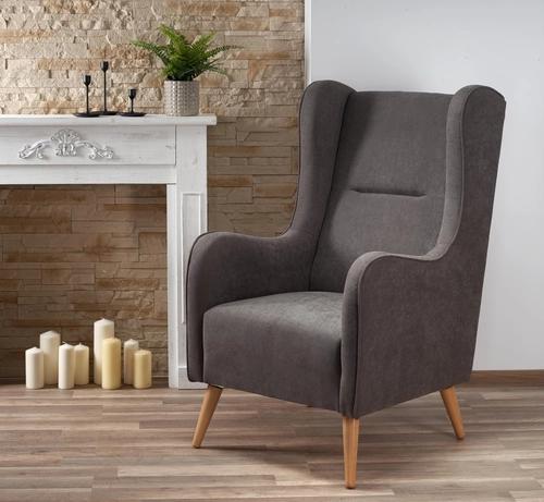 CHESTER leisure armchair dark gray (LIRA-1213)