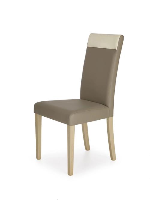 NORBERT chair sonoma oak / tap. beige (1p=2pcs)