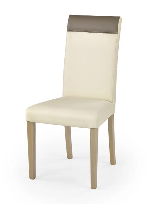 NORBERT chair sonoma oak / tap: cream (1p=2pcs)