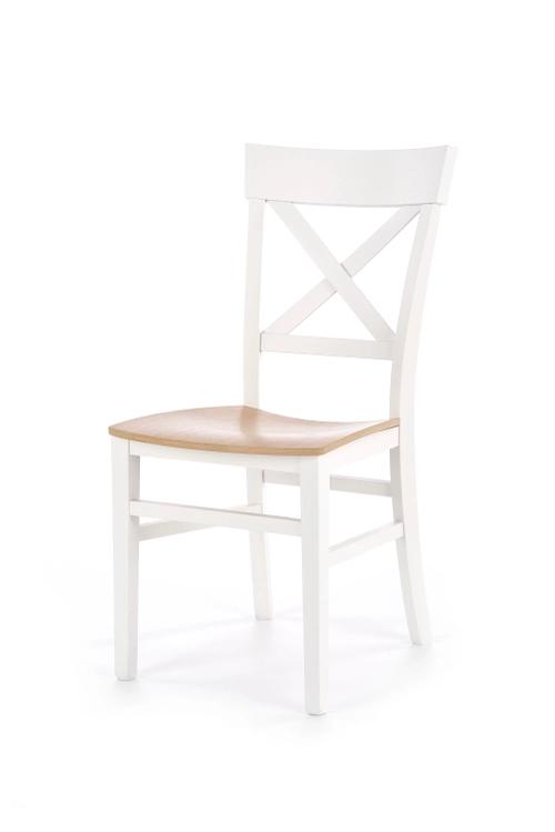 TUTTI chair white / honey oak (1p=2pcs)