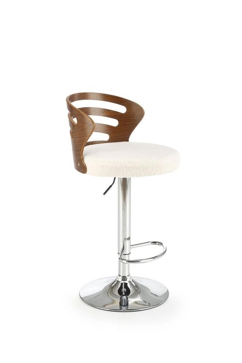 H109 cream / walnut stool