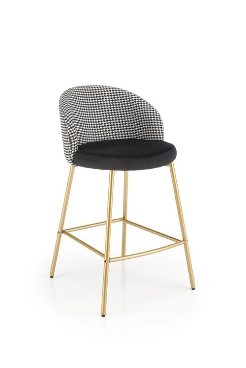 H113 stool black / white
