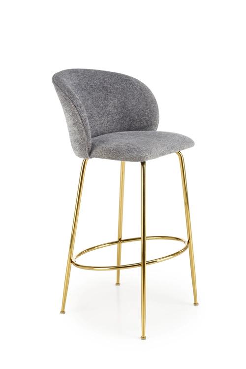 H116 gray / gold stool