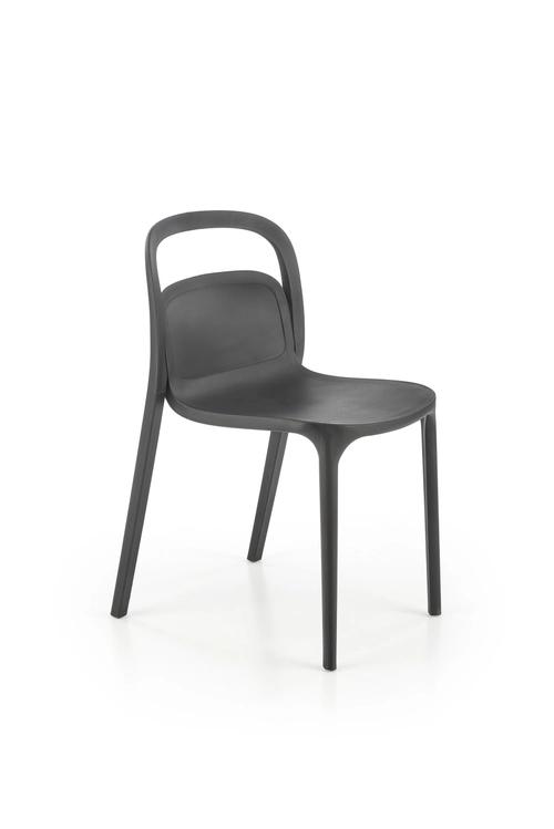 K490 black plastic chair(1p=4pcs)