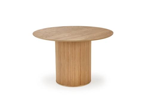 LOPEZ round table, natural oak (2pcs=1pc)