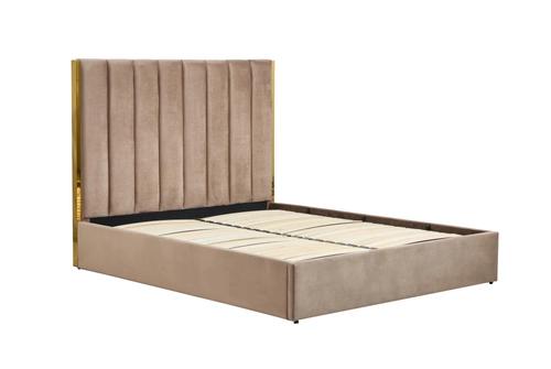PALAZZO bed 160, beige / gold