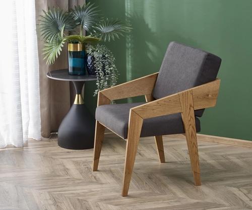 FREEDOM armchair natural oak/gray (1p=1pc)