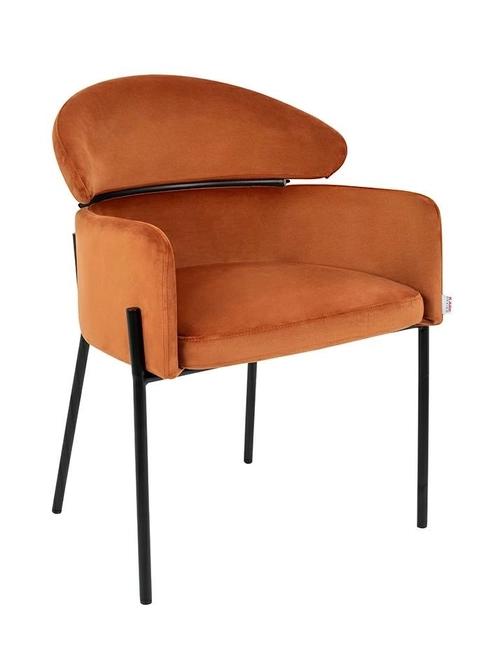 KARE chair ALEXIA Velvet orange
