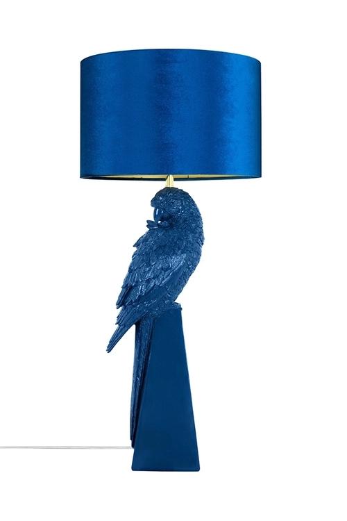 KARE table lamp PARROT 84 cm blue