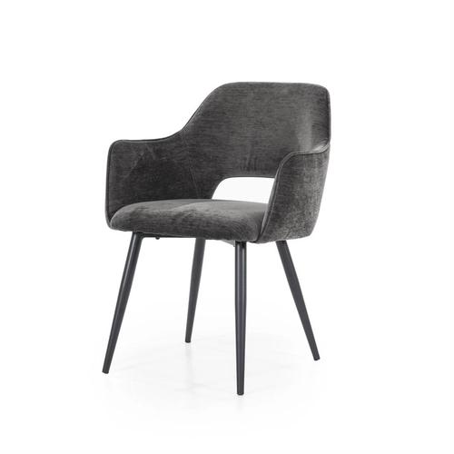 Chair Esmee with armrest -  anthracite Mellow