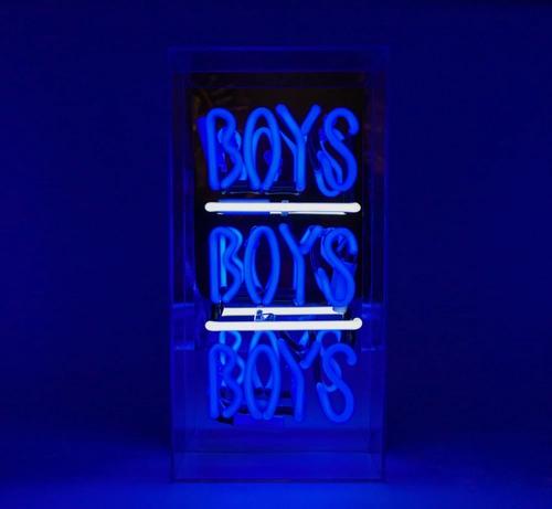 Neon sign BOYS BOYS BOYS