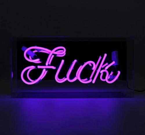 Neon sign FUCK