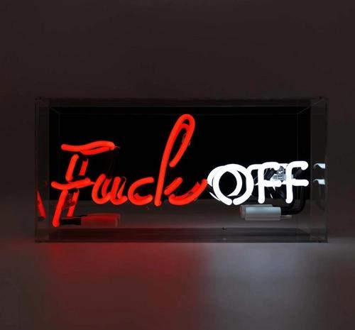 FUCK OFF neon sign