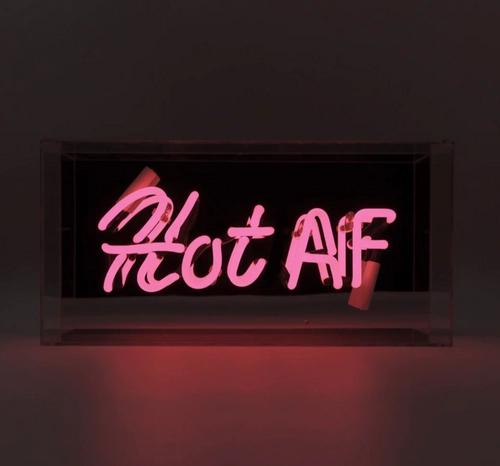 HOT AF neon sign