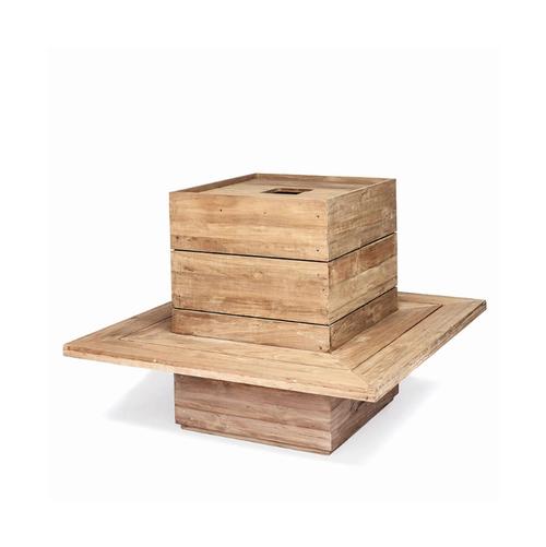 Bench with integrated pot FERDY