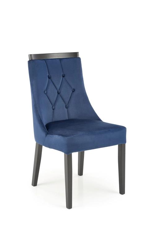 ROYAL chair black / tap: MONOLITH 77 (navy blue)