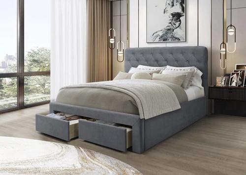 MARISOL 160 cm bed, gray