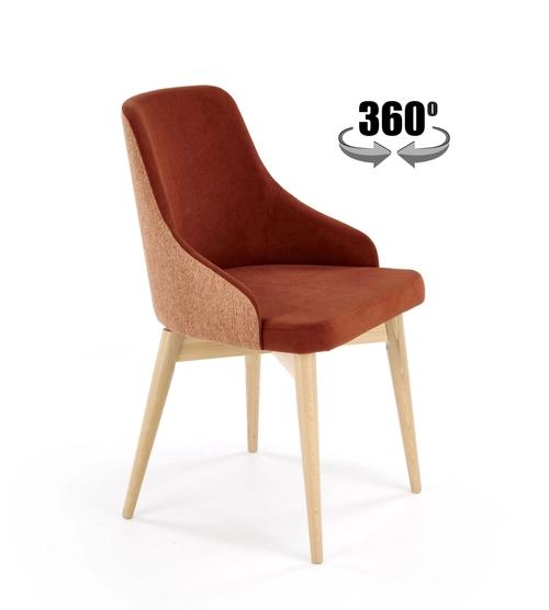 MALAGA cinnamon chair / tap: MAVEL 44 / STELAR 54