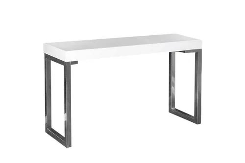INVICTA desk VERK 120x40 white - steel