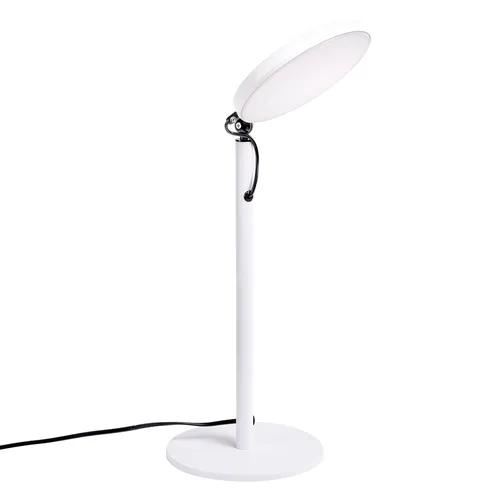 Desk lamp BOBBY white, brass - LED, metal