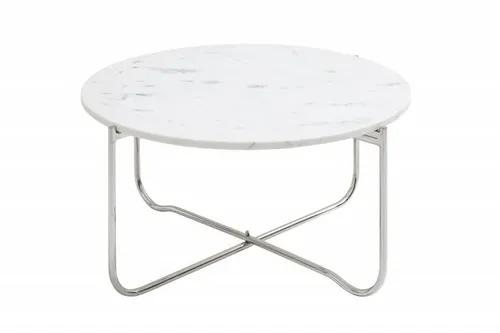 INVICTA coffee table NOBLE 62 cm white marble