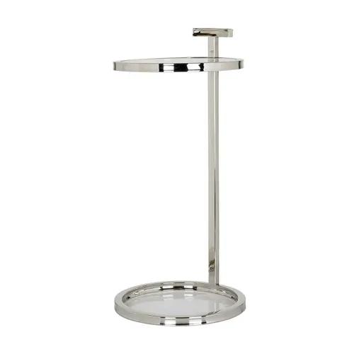 RICHMOND table GORDON silver - stainless steel, glass