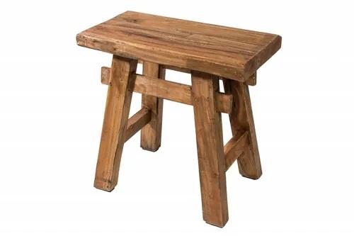 INVICTA stool HEMINGWAY 50 cm - recycled wood