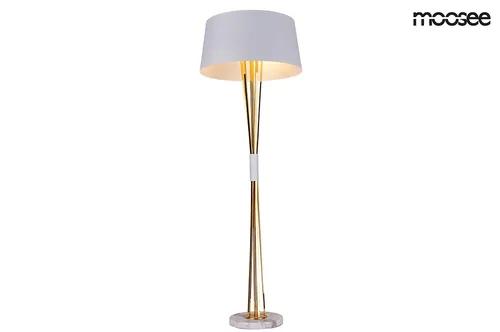 MOOSEE floor lamp SNITCH FLOOR - golden base, white shade