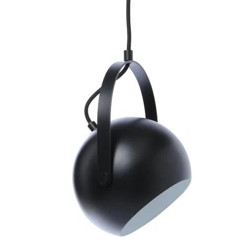 FRANDSEN pendant lamp BALL W / HANDLE black matt