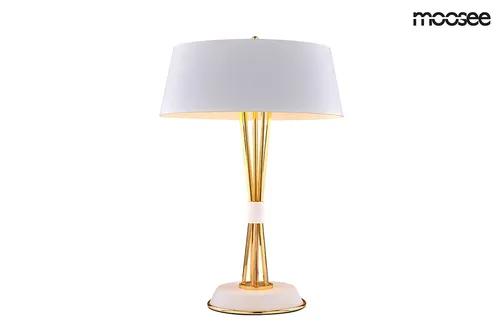 MOOSEE table lamp SNITCH TABLE - golden base, white shade