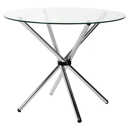 CONEX table glass top - tempered glass, metal