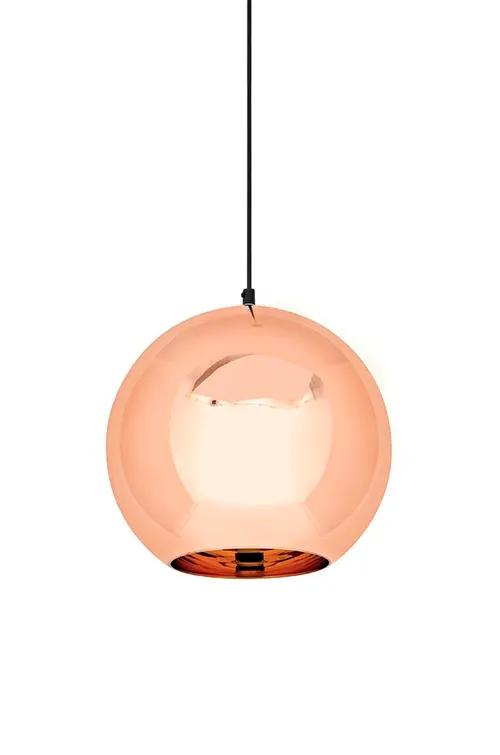 Hanging lamp BOLLA UP ROSE GOLD 20 - metallized glass