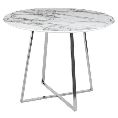CARAT 100 table - MDF, silver base