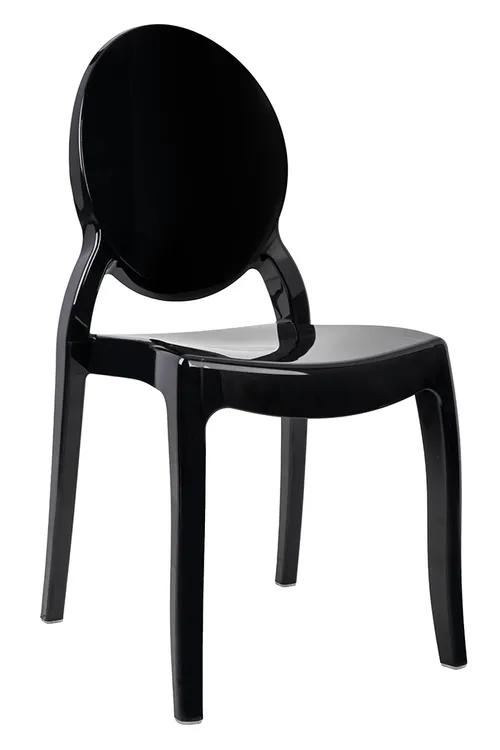 ELIZABETH black chair - polycarbonate