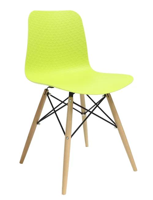 KRADO DSW PREMIUM green chair - polypropylene, beech base