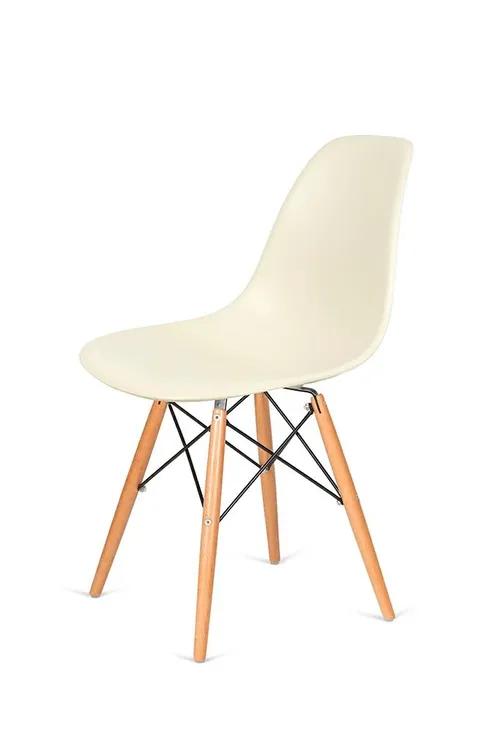 DSW WOOD chair almond wood imitation - wooden beech base