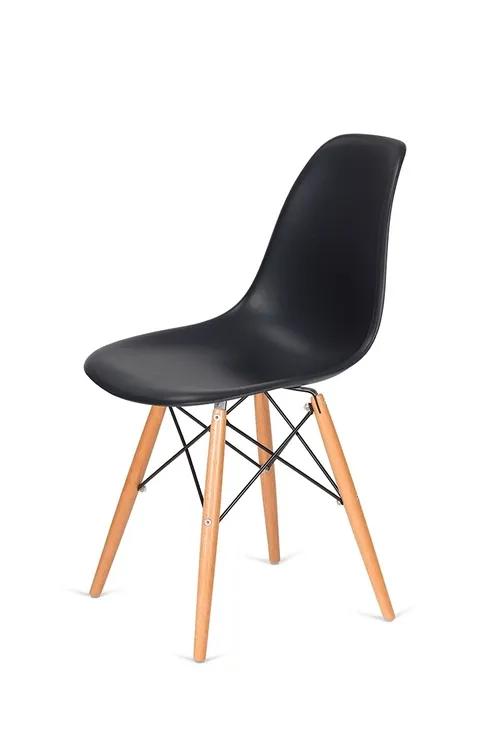 DSW WOOD chair anthracite. 39 - beech wooden base