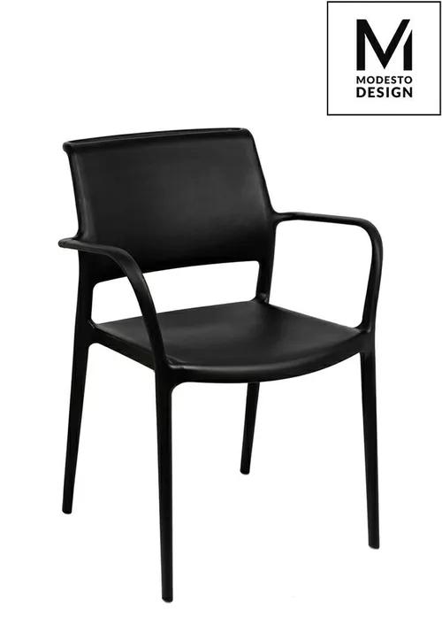 MODESTO chair PETRA black - polypropylene