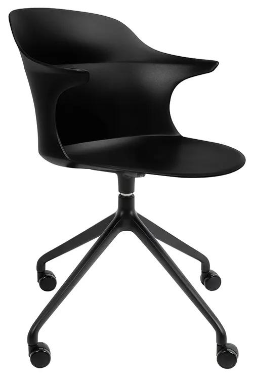 Black BRAZO swivel office chair