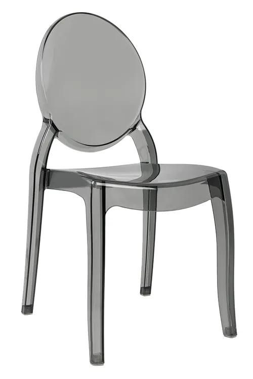 ELIZABETH chair smoked - polycarbonate