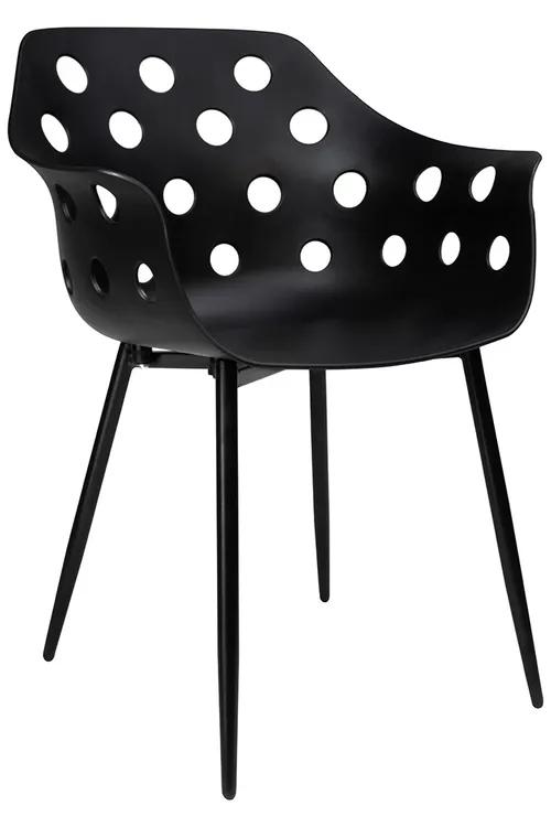 JASON black chair - polypropylene, metal