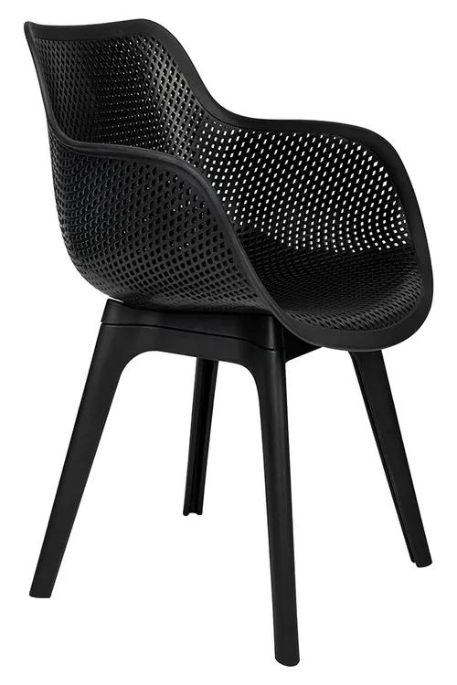 LANDI black chair - polypropylene