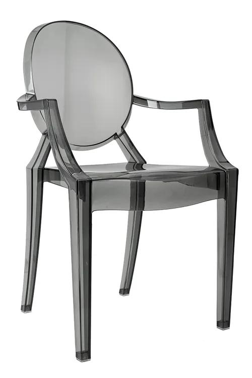LOUIS chair smoked - polycarbonate