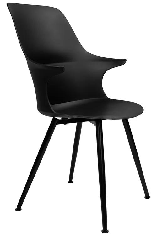 BRAZO HIGH black chair - polypropylene, metal
