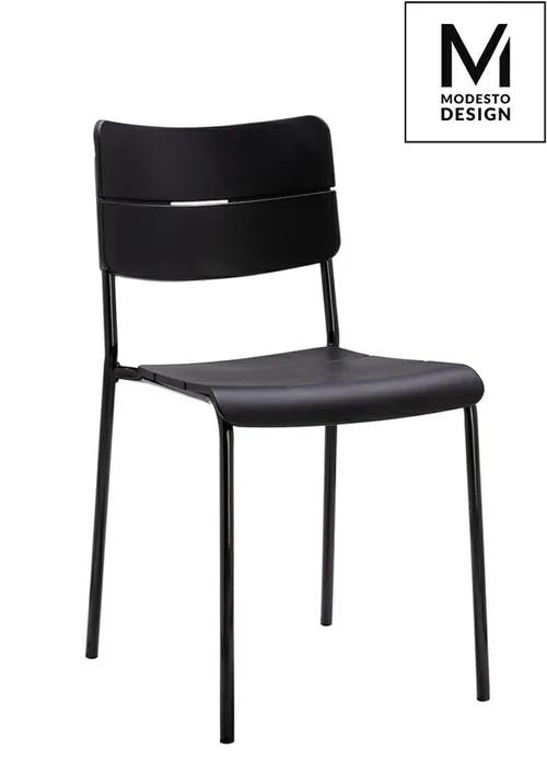 MODESTO chair RENE black and black - polypropylene, metal