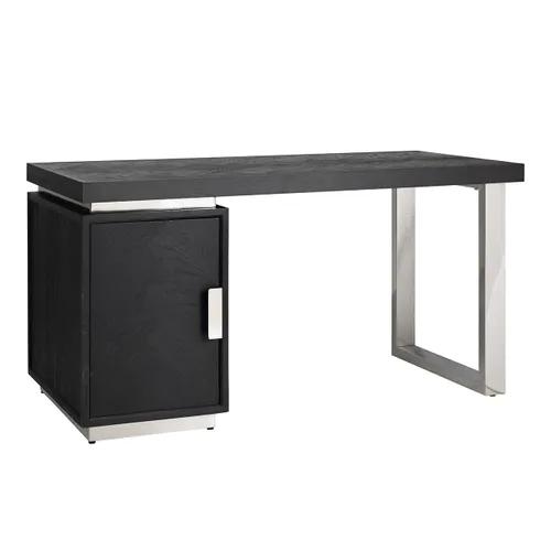 Desk Blackbone silver 1-door