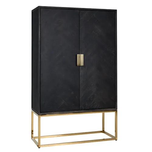 Cabinet Blackbone gold 2-doors