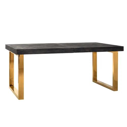 Extendable dining table Blackbone gold 195(265)