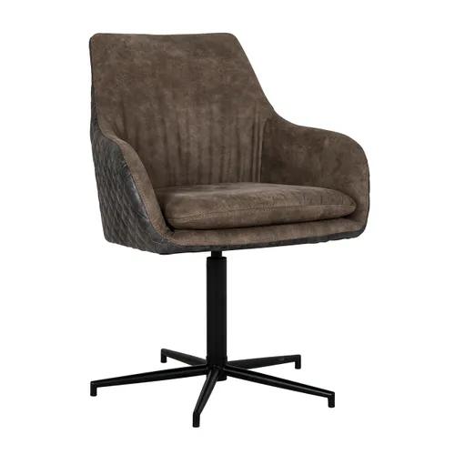 Chair Lucy with black leg swivel